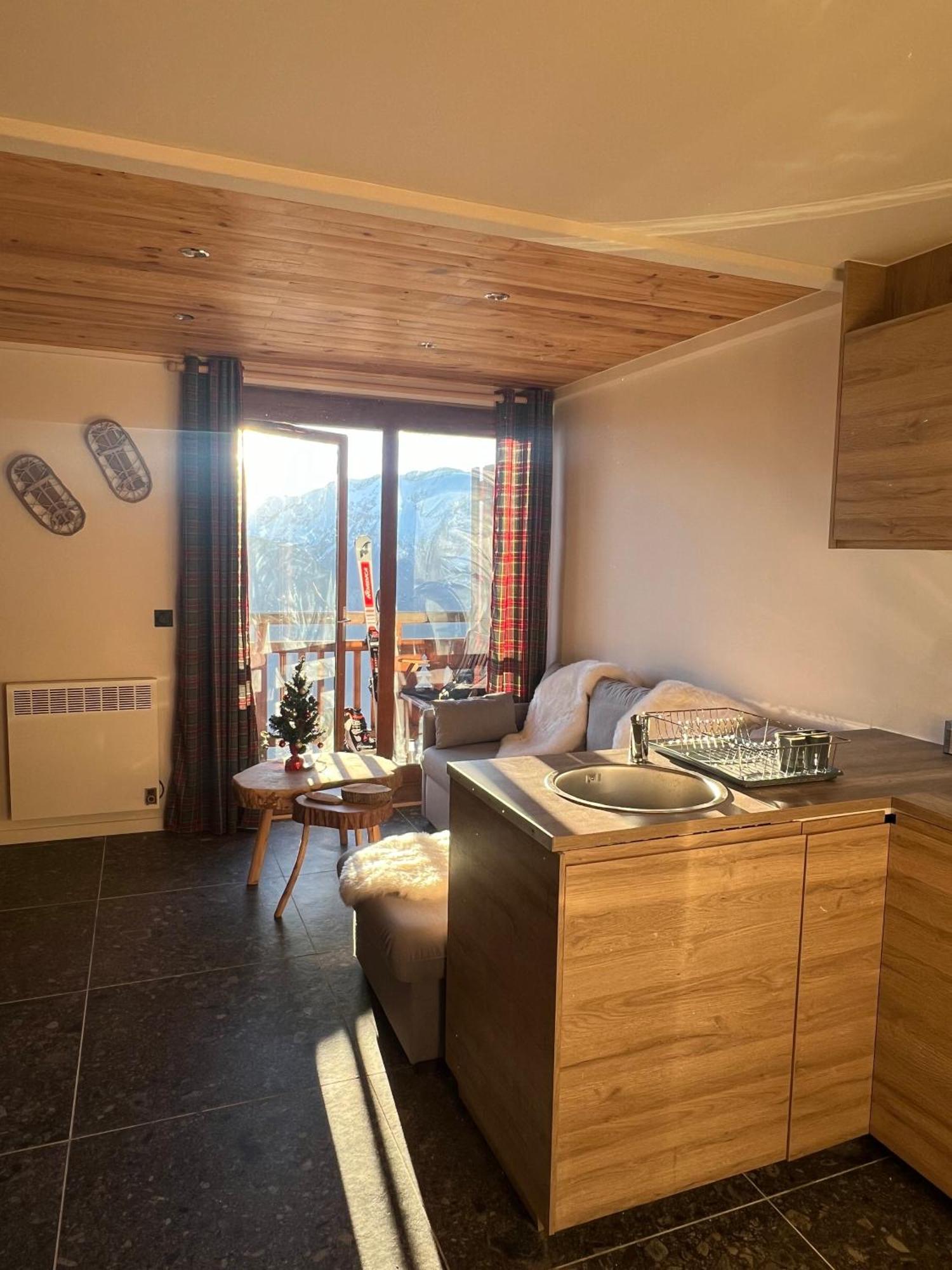Stunning Apartment With Breathtaking View! Huez Extérieur photo